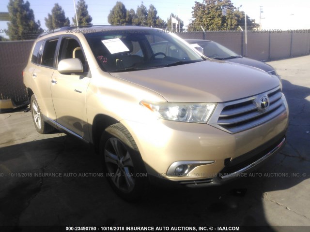 5TDDK3EH4BS088949 - 2011 TOYOTA HIGHLANDER LIMITED GOLD photo 1