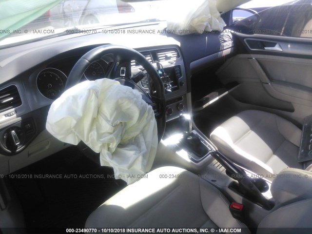 3VW217AU1FM039604 - 2015 VOLKSWAGEN GOLF WHITE photo 5