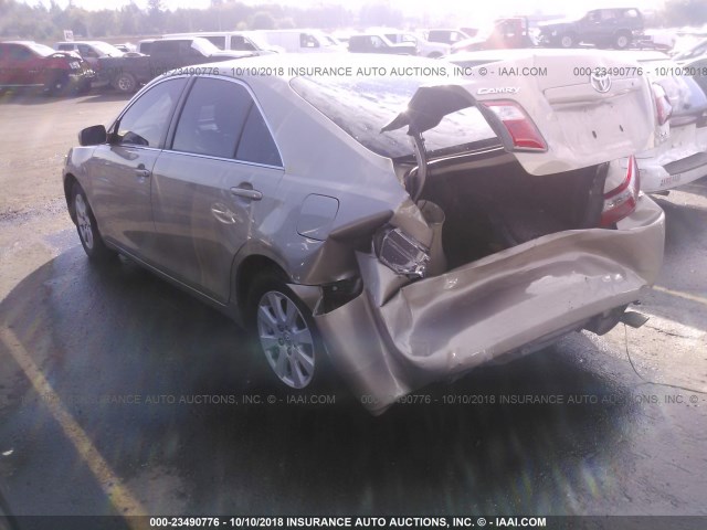 4T1BE46K49U871365 - 2009 TOYOTA CAMRY SE/LE/XLE GOLD photo 3
