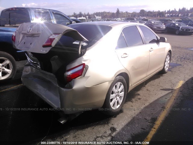 4T1BE46K49U871365 - 2009 TOYOTA CAMRY SE/LE/XLE GOLD photo 4