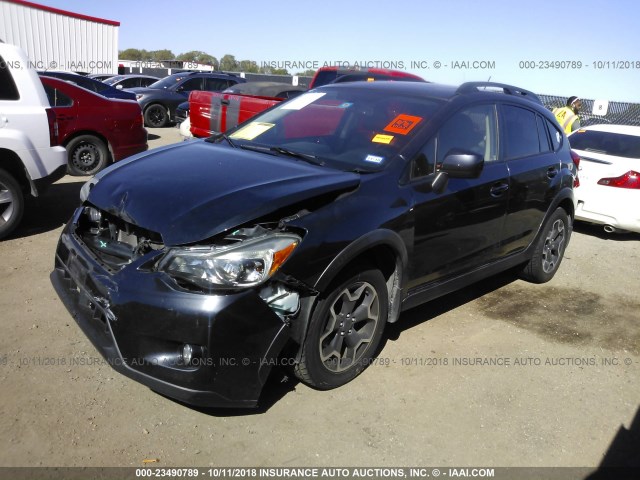 JF2GPAKCXE8212762 - 2014 SUBARU XV CROSSTREK 2.0 LIMITED GRAY photo 2