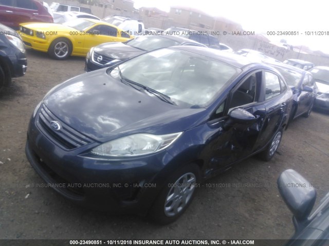 3FADP4AJ5CM137907 - 2012 FORD FIESTA S GRAY photo 2