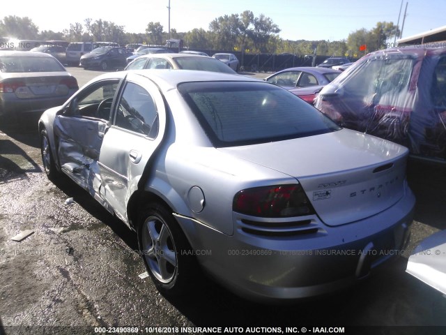 1B3EL46RX5N674730 - 2005 DODGE STRATUS SXT SILVER photo 3