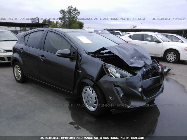 JTDKDTB34G1134536 - 2016 TOYOTA PRIUS C GRAY photo 1