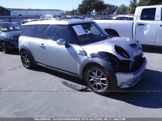 WMWMM33579TP73216 - 2009 MINI COOPER S CLUBMAN SILVER photo 1