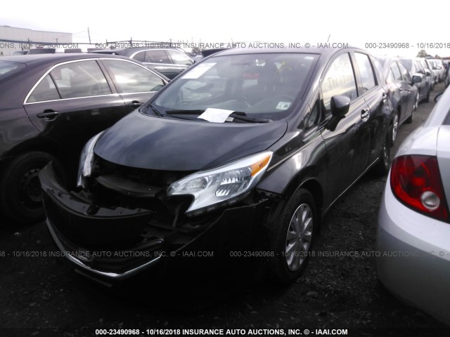 3N1CE2CP1FL411666 - 2015 NISSAN VERSA NOTE S/S PLUS/SV/SL/SR BLACK photo 2