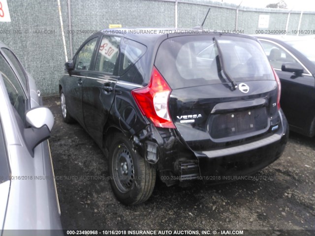 3N1CE2CP1FL411666 - 2015 NISSAN VERSA NOTE S/S PLUS/SV/SL/SR BLACK photo 3