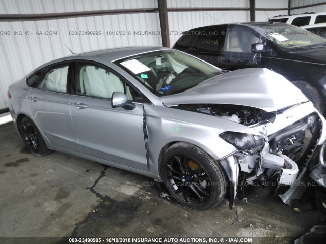 3FA6P0G7XJR260244 - 2018 FORD FUSION S SILVER photo 1