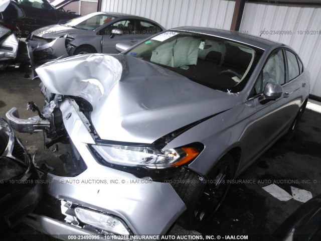 3FA6P0G7XJR260244 - 2018 FORD FUSION S SILVER photo 2