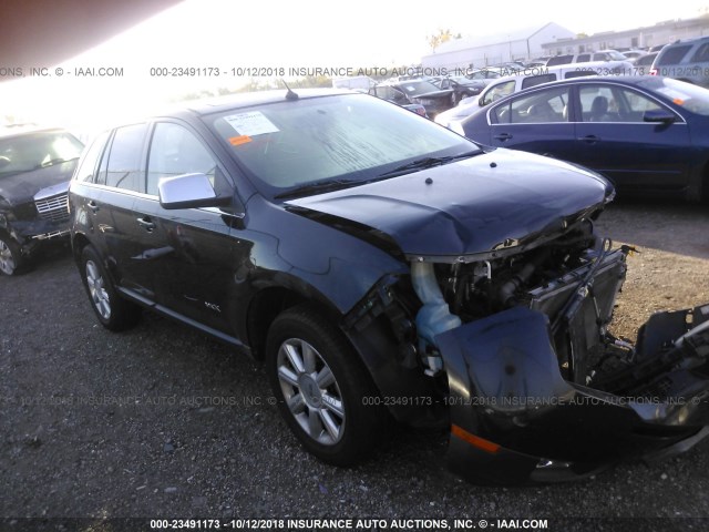 2LMDU88C77BJ31065 - 2007 LINCOLN MKX BLACK photo 1