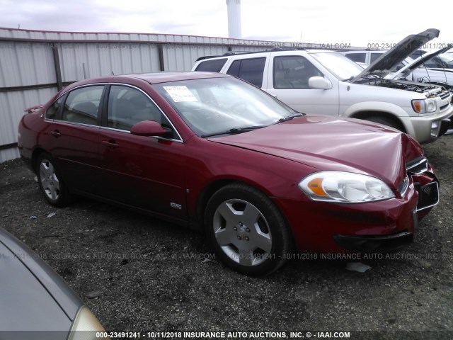 2G1WD58C789178914 - 2008 CHEVROLET IMPALA SUPER SPORT RED photo 1