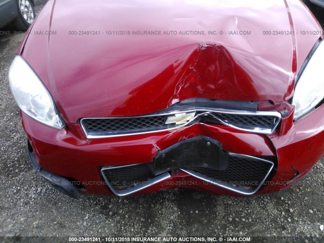 2G1WD58C789178914 - 2008 CHEVROLET IMPALA SUPER SPORT RED photo 6