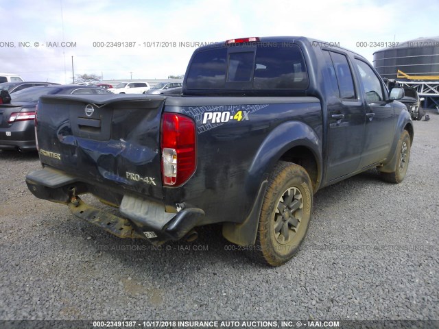 1N6AD0EV2GN714719 - 2016 NISSAN FRONTIER S/SV/SL/PRO-4X BLUE photo 4