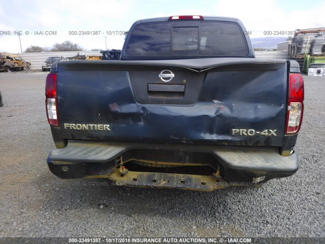 1N6AD0EV2GN714719 - 2016 NISSAN FRONTIER S/SV/SL/PRO-4X BLUE photo 6