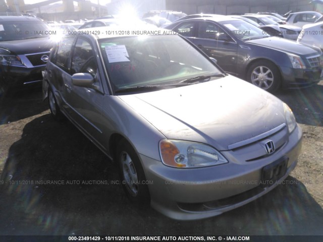 JHMES96643S017603 - 2003 HONDA CIVIC HYBRID GOLD photo 1