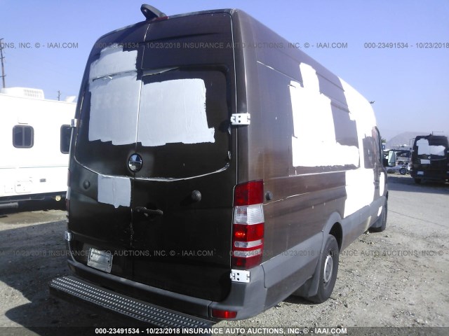 WDYPE8CC1D5746362 - 2013 FREIGHTLINER 2500 SPRINTER 2500 WHITE photo 4