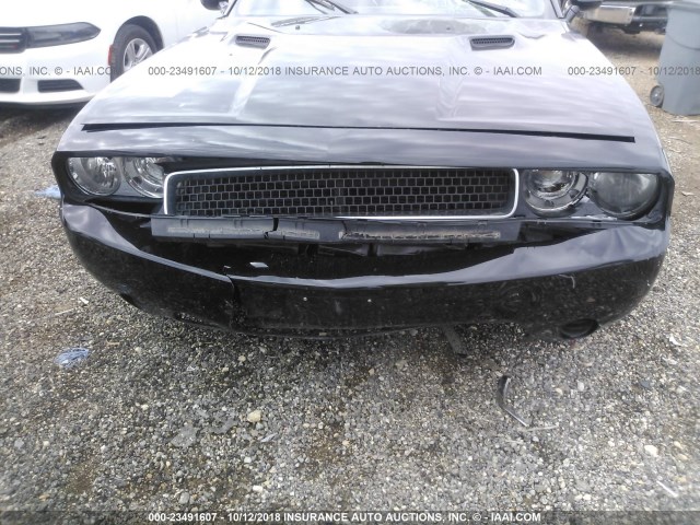 2C3CDYAG2EH101429 - 2014 DODGE CHALLENGER SXT BLACK photo 6