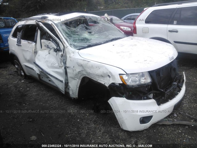 1J4RR6GT8BC683836 - 2011 JEEP GRAND CHEROKEE OVERLAND WHITE photo 1