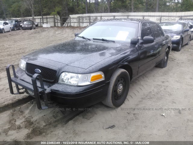 2FAHP71WX6X111181 - 2006 FORD CROWN VICTORIA POLICE INTERCEPTOR BLACK photo 2