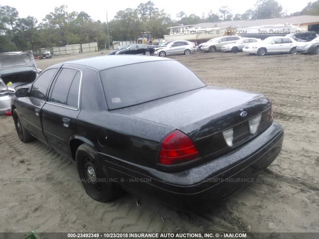 2FAHP71WX6X111181 - 2006 FORD CROWN VICTORIA POLICE INTERCEPTOR BLACK photo 3