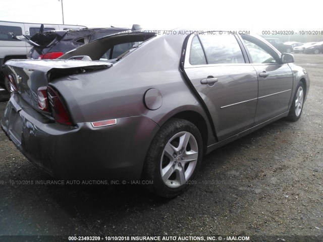 1G1ZB5E06CF263496 - 2012 CHEVROLET MALIBU LS TEAL photo 4