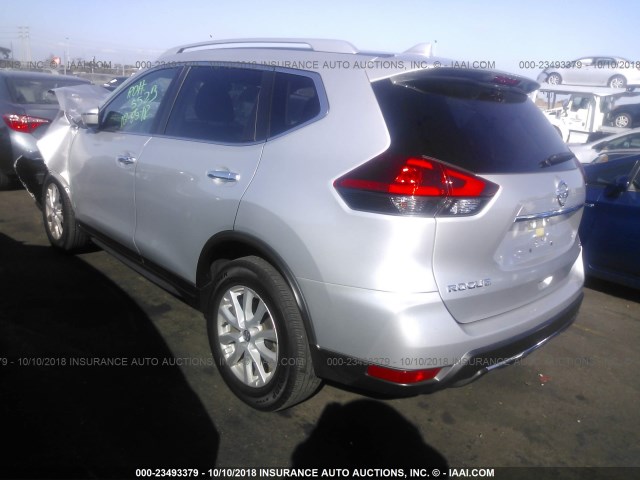 JN8AT2MT0JW455087 - 2018 NISSAN ROGUE S/SL/SV SILVER photo 3