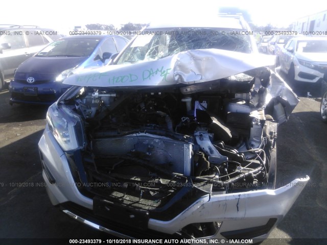 JN8AT2MT0JW455087 - 2018 NISSAN ROGUE S/SL/SV SILVER photo 6