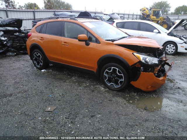 JF2GPACC2D2218605 - 2013 SUBARU XV CROSSTREK 2.0 PREMIUM ORANGE photo 1