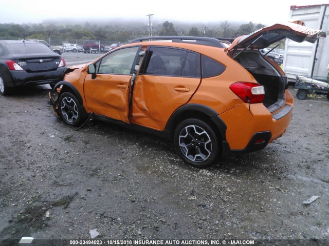 JF2GPACC2D2218605 - 2013 SUBARU XV CROSSTREK 2.0 PREMIUM ORANGE photo 3