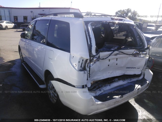 5TDKK4CC4AS321084 - 2010 TOYOTA SIENNA CE/LE WHITE photo 3