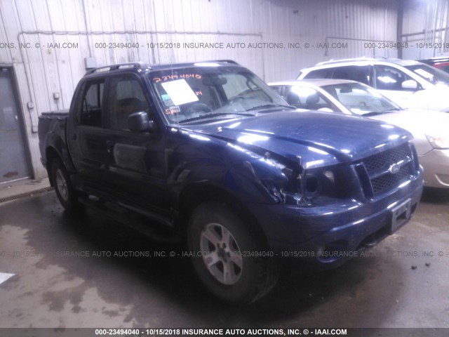 1FMDU77K05UA64766 - 2005 FORD EXPLORER SPORT TR  BLUE photo 1