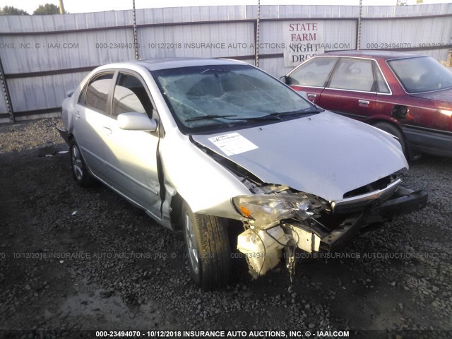 1NXBR32E18Z004616 - 2008 TOYOTA COROLLA CE/LE/S GRAY photo 1