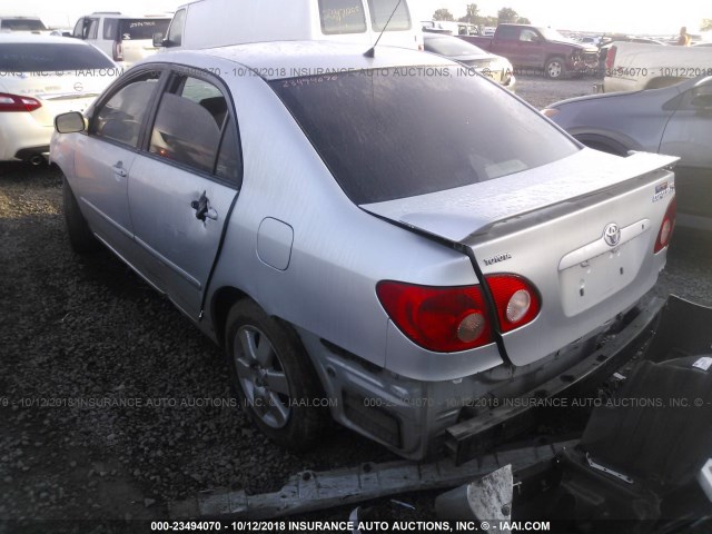 1NXBR32E18Z004616 - 2008 TOYOTA COROLLA CE/LE/S GRAY photo 3