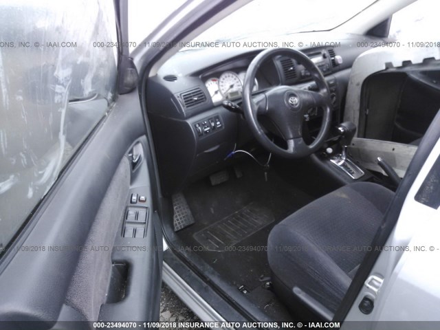 1NXBR32E18Z004616 - 2008 TOYOTA COROLLA CE/LE/S GRAY photo 5