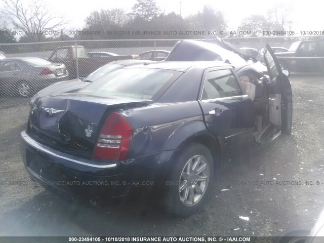 2C3KA63H36H484281 - 2006 CHRYSLER 300C BLUE photo 4