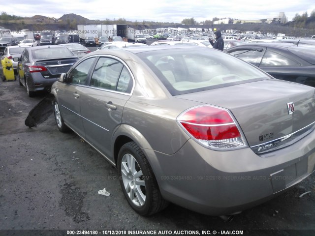 1G8ZS57N17F173964 - 2007 SATURN AURA XE TAN photo 3