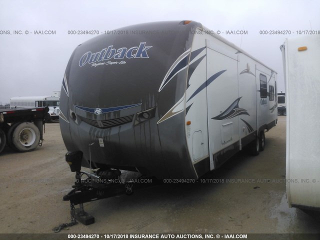 4YDT27720DB451461 - 2013 KEYSTONE OUTBK277RL  WHITE photo 2