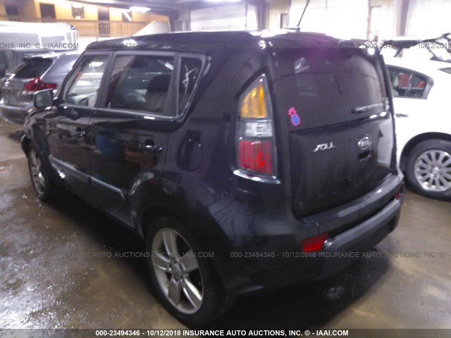 KNDJT2A25B7206495 - 2011 KIA SOUL +/!/SPORT BLACK photo 3