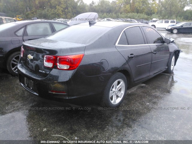 1G11B5SL5FF109488 - 2015 CHEVROLET MALIBU LS 黑色 照片 4