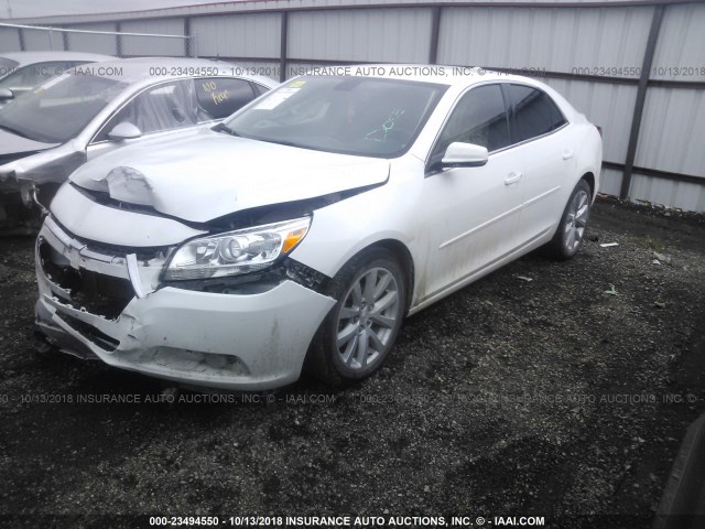 1G11D5SL3FF244107 - 2015 CHEVROLET MALIBU 2LT WHITE photo 2