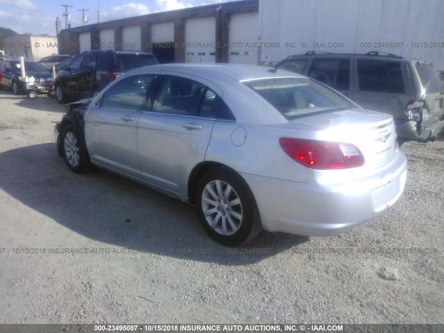 1C3CC5FB7AN135253 - 2010 CHRYSLER SEBRING LIMITED SILVER photo 3