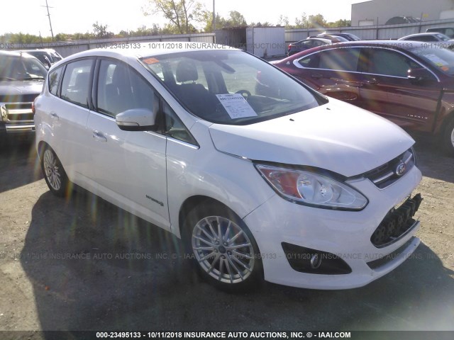 1FADP5BU3EL515967 - 2014 FORD C-MAX SEL WHITE photo 1