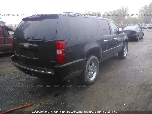 1GNSKKE33BR315933 - 2011 CHEVROLET SUBURBAN K1500 LTZ BLACK photo 4