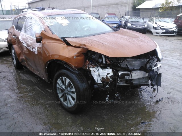 5N1AZ2MH6FN281699 - 2015 NISSAN MURANO S/SL/SV/PLATINUM ORANGE photo 6