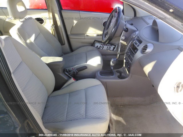 1G8AJ55F96Z106893 - 2006 SATURN ION LEVEL 2 BLACK photo 5