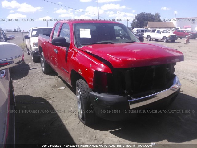 1GCEC19C18Z207455 - 2008 CHEVROLET SILVERADO C1500 RED photo 1