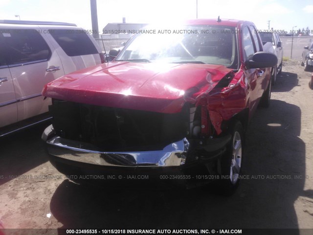 1GCEC19C18Z207455 - 2008 CHEVROLET SILVERADO C1500 RED photo 6