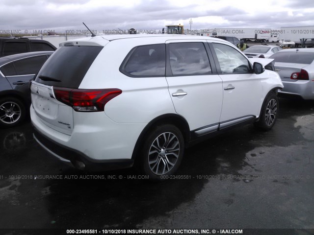 JA4AD3A39GZ060068 - 2016 MITSUBISHI OUTLANDER SE/SEL WHITE photo 4