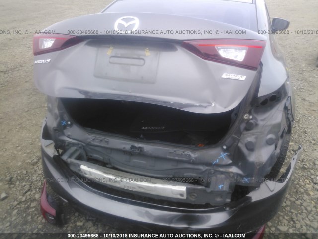 JM1BM1T78E1115846 - 2014 MAZDA 3 SV GRAY photo 6
