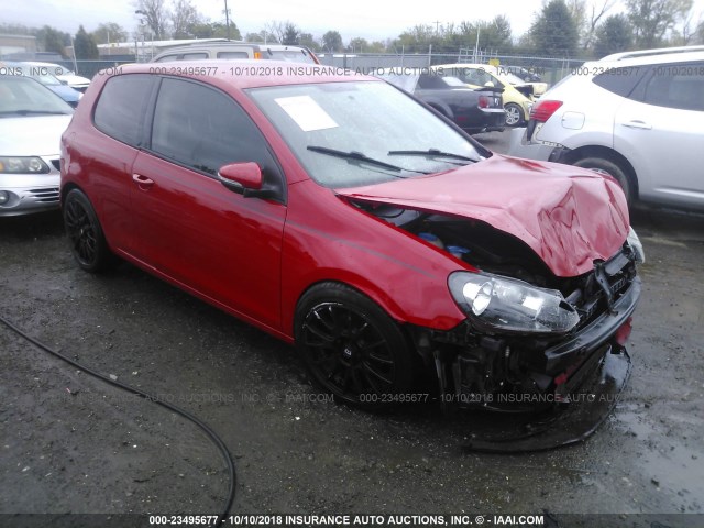 WVWAA7AJ2AW289737 - 2010 VOLKSWAGEN GOLF 红色 照片 1
